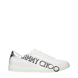 Jimmy Choo White Leather Men's Sneakers